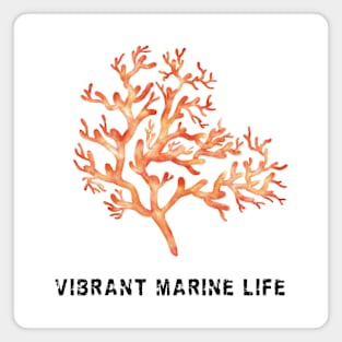 Vibrant Marine Life, Sea Life, Summer Vibes Magnet